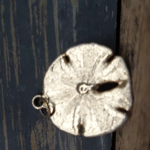 Sold!!!! 💥💥Vintage Gold Tone Sand Dollar Pendant Necklace - Picture 3 of 4